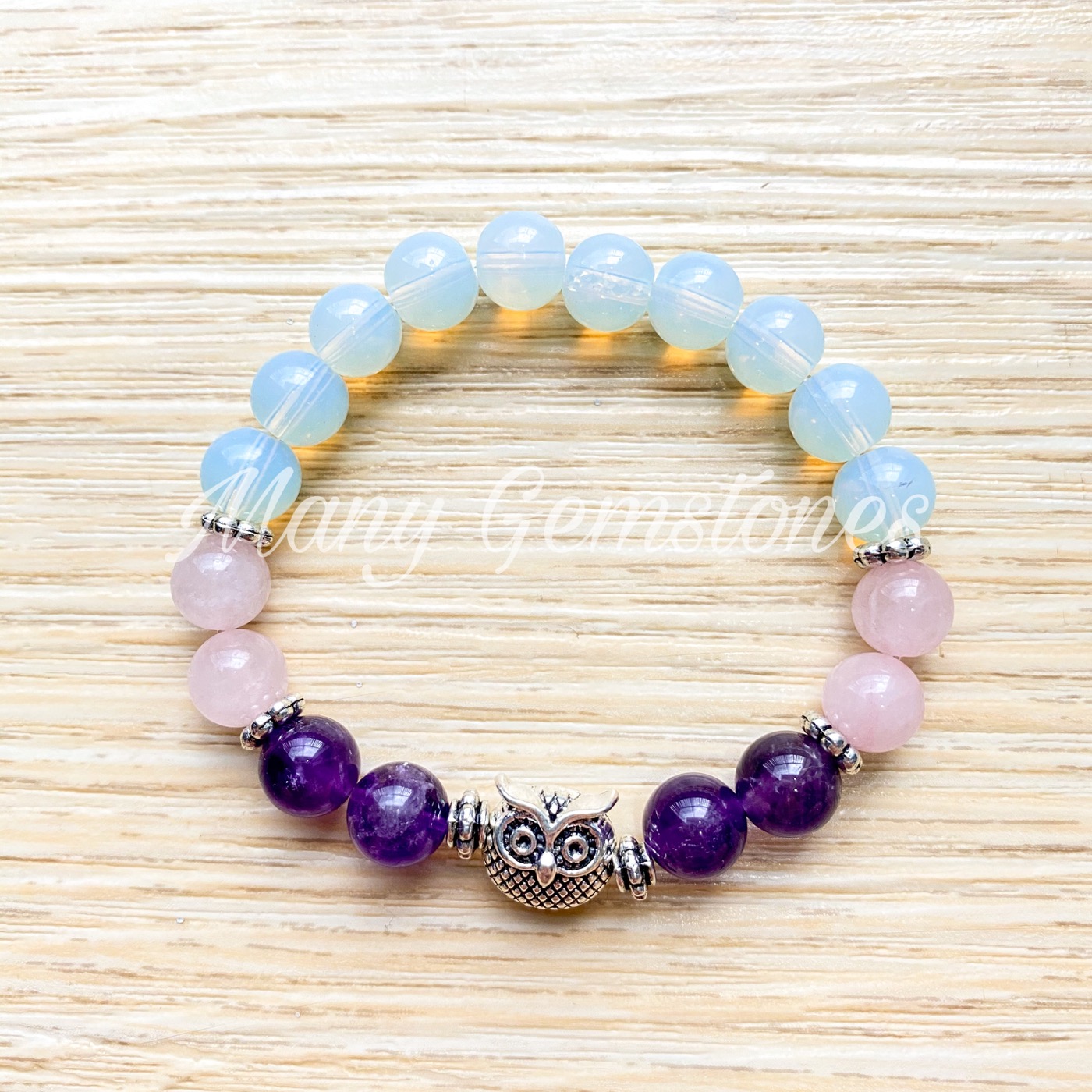 สร้อยข้อมือหินอีกหนึ่งแบบจาก Many Gemstones